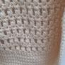 Hand Knit  Cream Wool Shrug Image 9