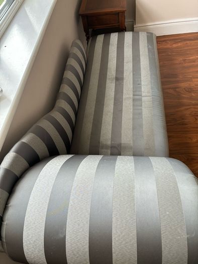 Chaise Lounge Grey/Silver