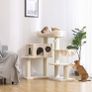 Luxury Cat Scratching post thick trunks 112 cm beige Image 2