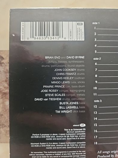 Brian Eno + David Byrne CD - My Life In The Bush Of Ghosts