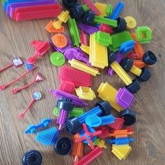 Stickle brick style bricks