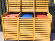 main image for ad Wheelie Bin Storage  3 Bays - Natural