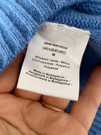 John Partridge Quarter-zip Sweater