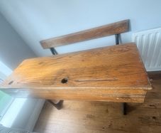 vintage school desk