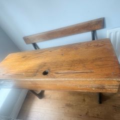 vintage school desk