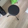 Drummer seat - PURE GEWA Drummer Thrones round seat DT-90 black, adjustable height, single braced Image 3