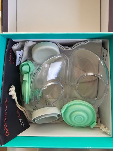 Two Elvie Breast Pump + extras
