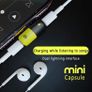 Mini 2in1 8 Pin Audio Adapter Charger For iPhone 11 12 X SE MAX XR 8 7 Image 3