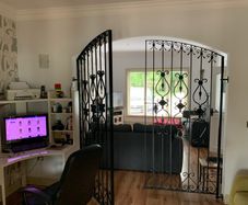 Wrought iron gates