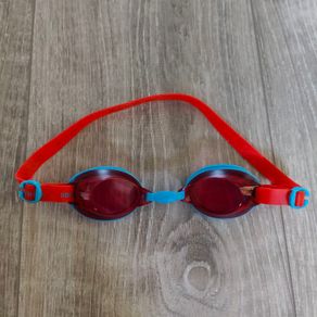 Speedo Jet Junior Goggles - Lava Red / Turquoise