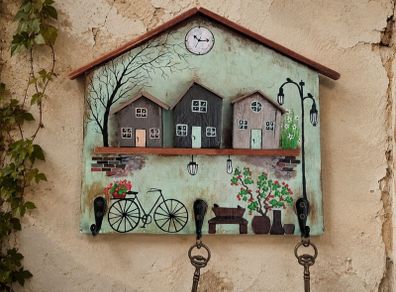 Handcrafted wooden key holder!