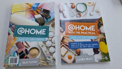 @Home Junior Cycle Home Economics Books x 2