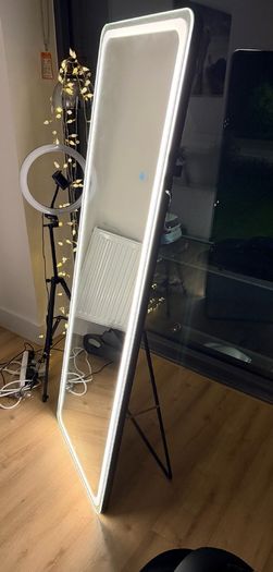Full Body LED Lighted Mirror - Floor/Wall Mounted
