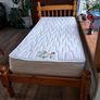 Good Solid Single Wooden Pine Bed Frame - Can Deliver Image 2