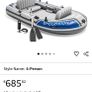 Intex 4 Excursion Inflatable Boat Image 2