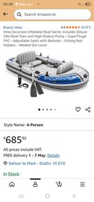 Intex Excursion Inflatable Boat