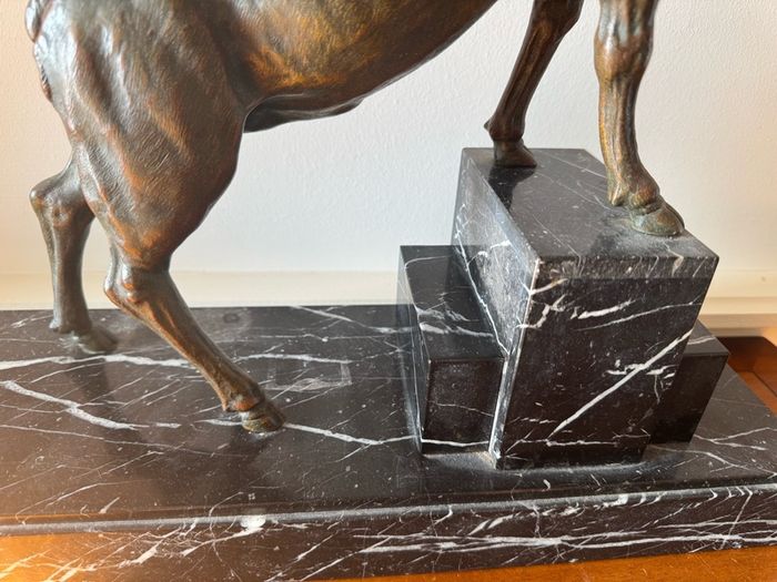 Bronze Stag on marble
