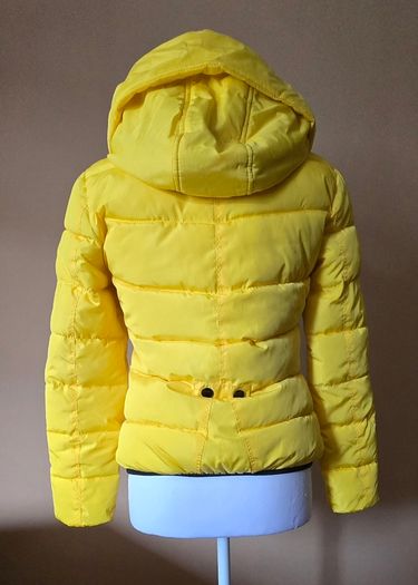 Autumn / Winter boys girls coat - bright yellow - as new