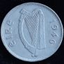 Ireland - 1946 - 6 Pence - Wolfhound - KM.13a - [2062] Image 2