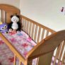 Wooden Baby Cot / Crib + Mattress & Storage Drawer Image 2