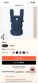 Omni Breeze Baby Carrier - Midnight Blue