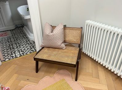 Brown rattan H&M chair