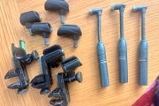 Shure Beta 98AMP X 3 Mic Set With A75M Clamps And Extras