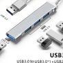 Ultra Slim 4 Port USB Hub Metal Shell USB 3.0 Image 6