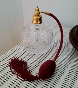 Vintage Waterford Crystal perfume atomizer