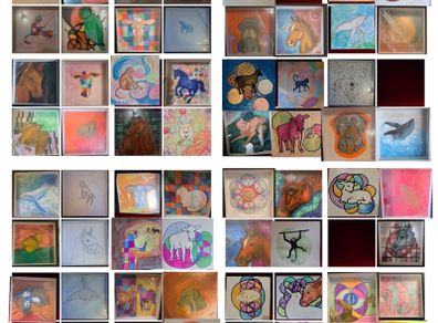 Infinity Art animal collection
