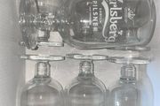 carlsberg half pint beer glasses brand new