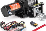 Heavy Duty 4000LB Electric Winch With Wireless &amp; Wired Remote, Waterproof, Steel Cable