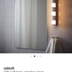 ikea bathroom/dresser lights x 2