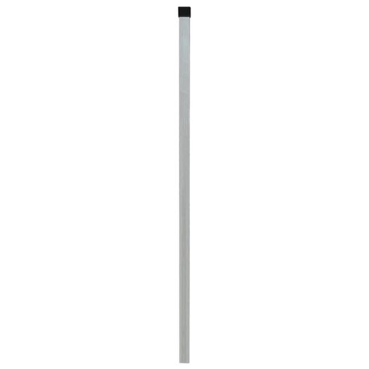 2D Garden Fence Panel & Posts 2008x1030 mm 2 m Silver