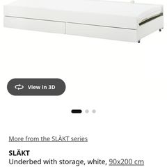FREE IKEA Bed underbed with storage