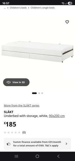 FREE IKEA Bed underbed with storage