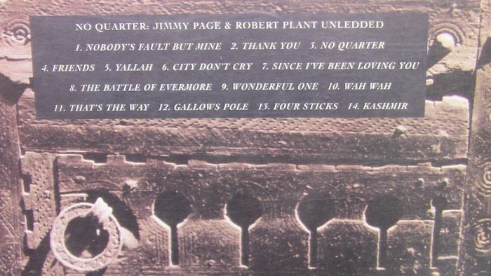 Jimmy Page & Robert Plant - No Quarter CD