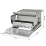 11.5KG Automatic Chicken Poultry Feeder Rat Proof Treadle Self Opening with Galvanized Steel and Aluminium Image 2