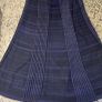 COS navy ribbed long skirt Image 6