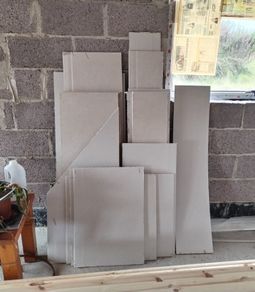 Plaster Board Off cuts, All different sizes - (Free To Collect)