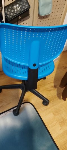 Ikea kids blue desk chair