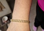 10k gold diamond tennis bracelet