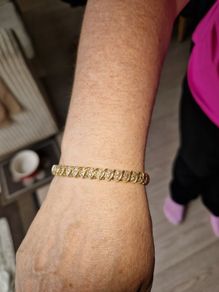 10k gold diamond tennis bracelet