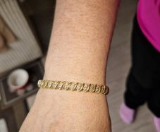 10k gold diamond tennis bracelet