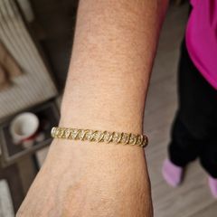 10k gold diamond tennis bracelet