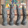 Vintage Chinese Figural Chess Pieces Image 5