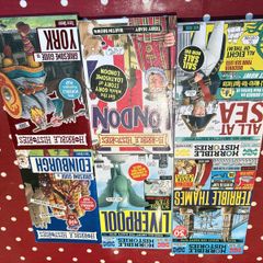 Rare horrible history books