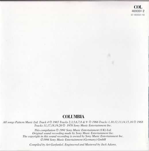 the definitive SIMON and GARFUNKEL    CD