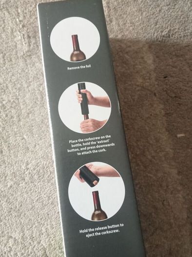 New Electric Wine Opener Corkscrew