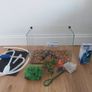 Glass fish tank with water pump and accessories Image 2